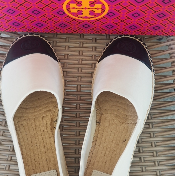 Sold Out!!! Tory Burch Color Block Flat Espadrille - Picture 2 of 15